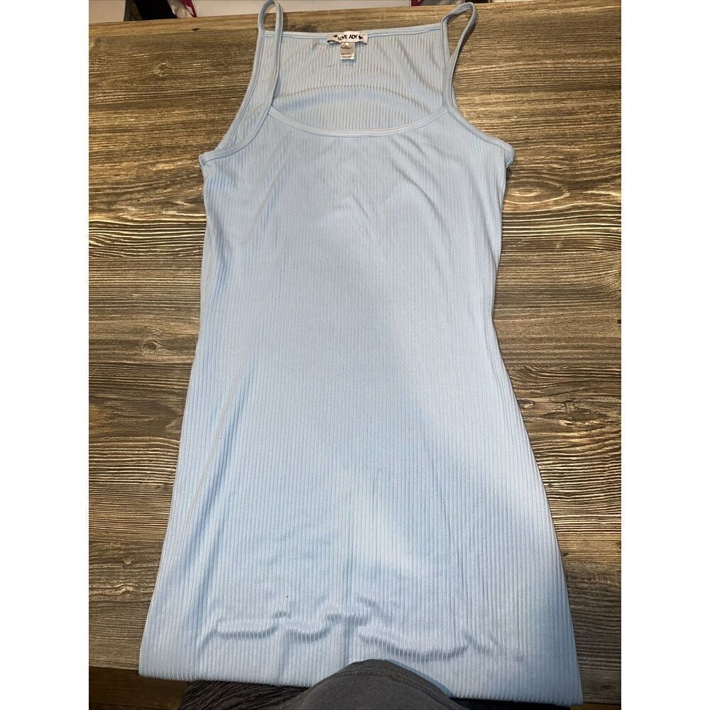 Love Ady Slip Dress Light Blue Tank Top. Size Small. NWOT. 7